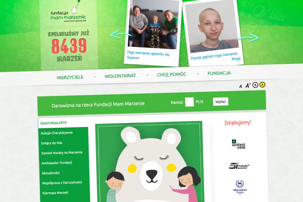 Fundacja Mam Marzenie dhosting współpraca