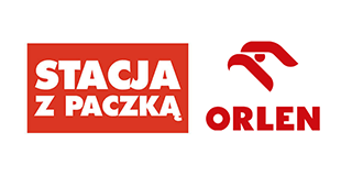 stacja z paczką orlen logo