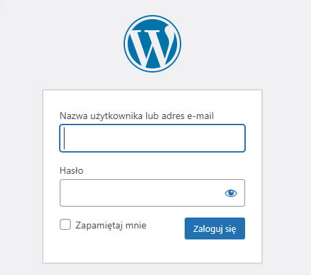 logowanie WordPress logowanie WordPress