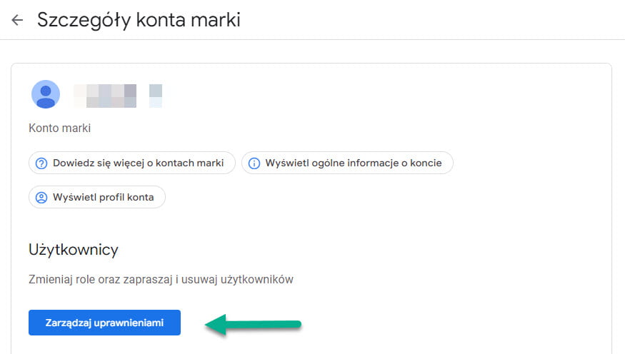 zarządzaj uprawnieniami